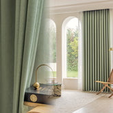 Vera Sage Green Blackout Thermal Custom Curtain